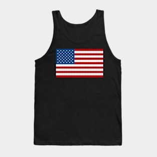 8 bit Stars and Stripes Tank Top